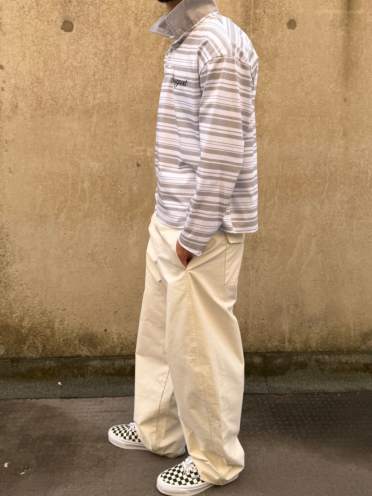 Raw cut & collar Tee