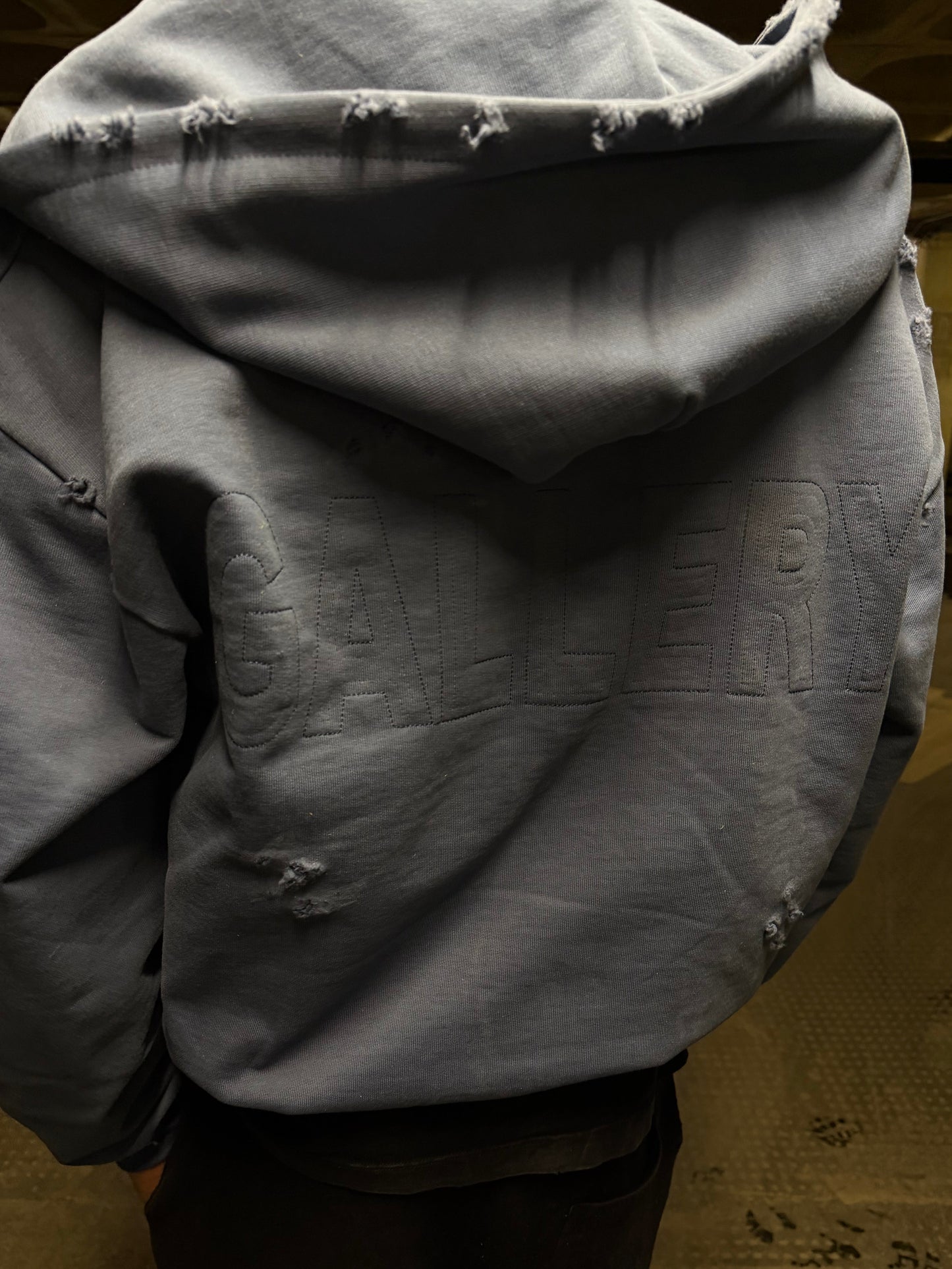 REWORKED Appliqué hoodie