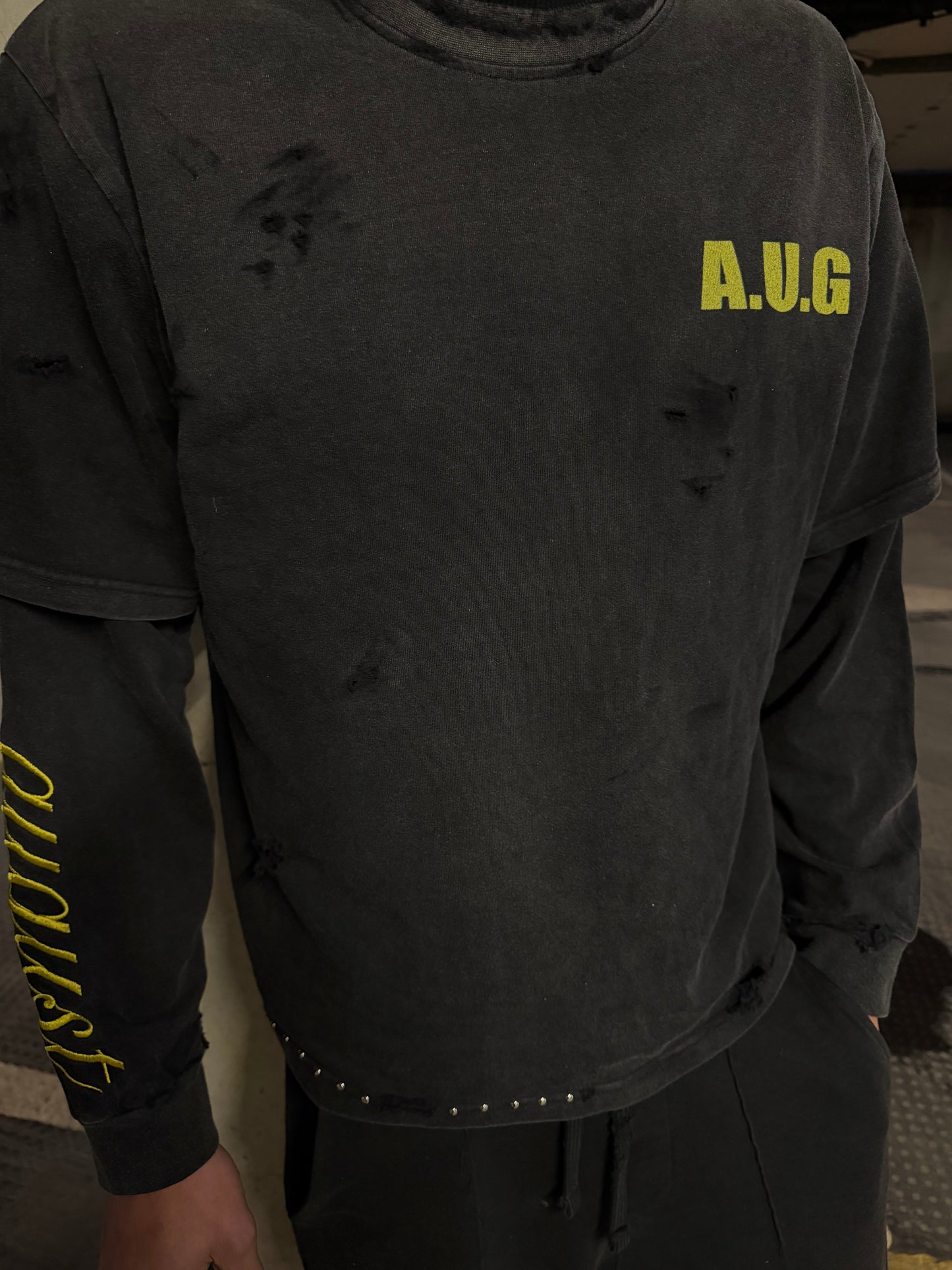 REWORKED AUG layered tee