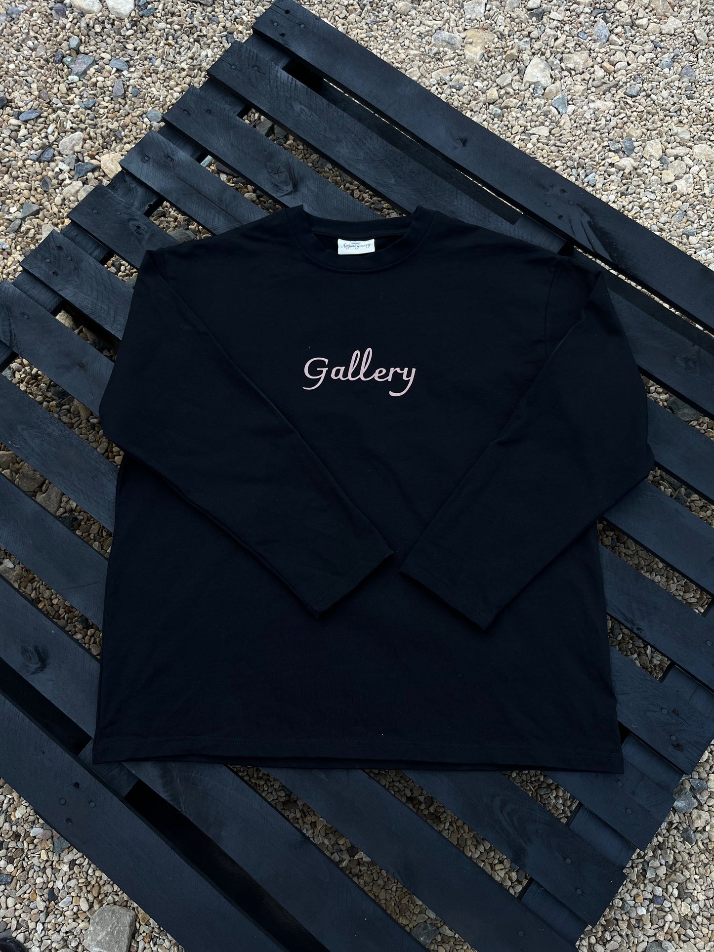 Black Alphabet Tee
